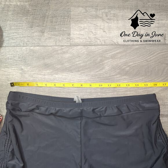 Yonique Plus Size Blouson Tankini Swimsuit Size XXL - Picture 4 of 5